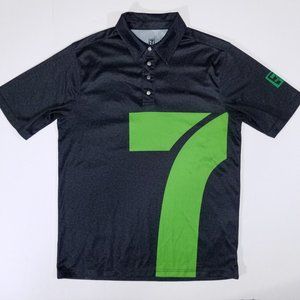 7-Eleven Grey & Green Workwear Apparel T-shirt